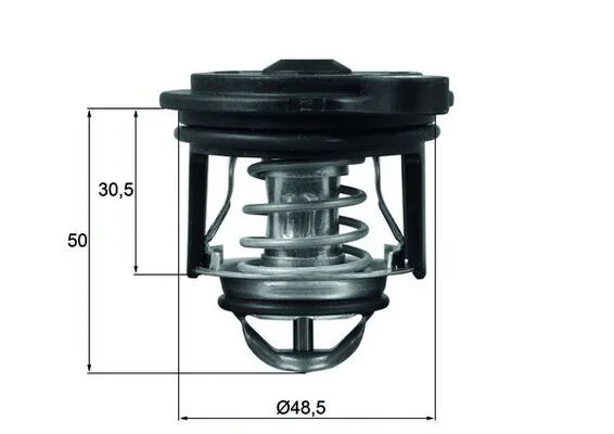 Thermostat, coolant MAHLE TI 246 50