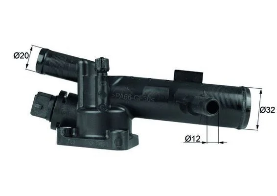 Thermostat, coolant MAHLE TI 39 89