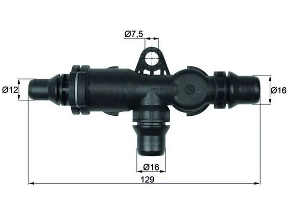 Termostat, hlajenje olja MAHLE TO482