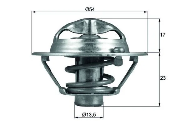Thermostat, coolant MAHLE TX 118 82 D