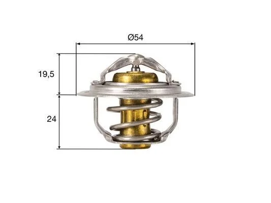 Thermostat, coolant MAHLE TX 212 82 D