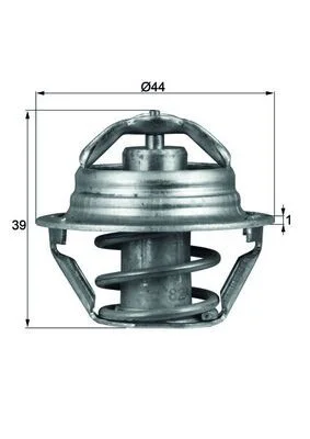 Thermostat, coolant MAHLE TX 90 82 D