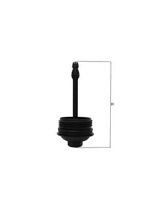 Cap, oil filter housing MAHLE KNECHT OR69