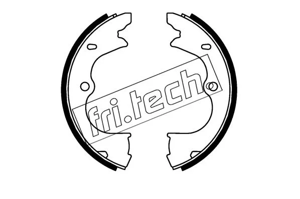 Stabdžių trinkelių komplektas, stovėjimo stabdis fri.tech. 1253.743