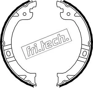 Komplet zavornih čeljusti, parkirna zavora fri.tech. 1023.002
