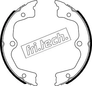 Komplet zavornih čeljusti, parkirna zavora fri.tech. 1044.030