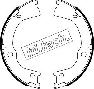 Komplet zavornih čeljusti, parkirna zavora fri.tech. 1046.227
