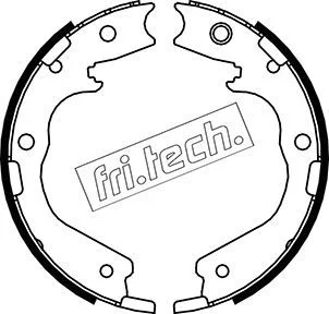 Komplet zavornih čeljusti, parkirna zavora fri.tech. 1047.378