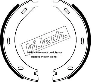 Stabdžių trinkelių komplektas, stovėjimo stabdis fri.tech. 1052.123