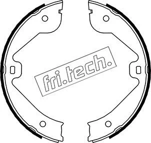 Komplet zavornih čeljusti, parkirna zavora fri.tech. 1052.131
