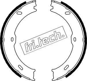 Komplet zavornih čeljusti, parkirna zavora fri.tech. 1052.133