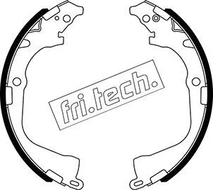 Komplet zavornih čevljev fri.tech. 1124.290