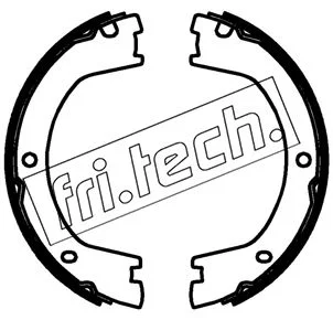 Komplet zavornih čeljusti, parkirna zavora fri.tech. 1253.765