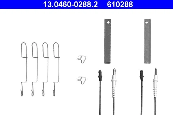 Accessory Kit, disc brake pad ATE 13.0460-0288.2