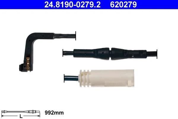 Warning Contact, brake pad wear ATE 24.8190-0279.2