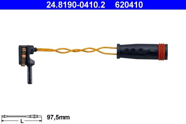 Warning Contact, brake pad wear ATE 24.8190-0410.2