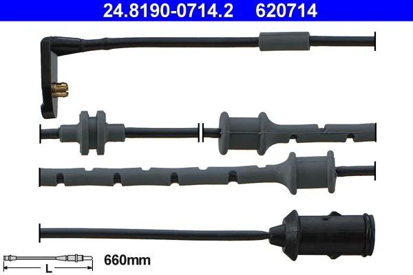 Warning Contact, brake pad wear ATE 24.8190-0714.2