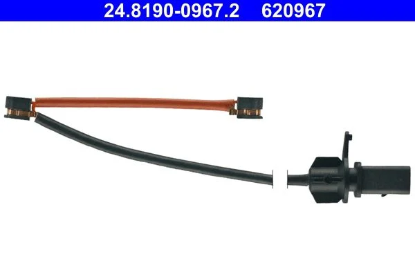 Warning Contact, brake pad wear ATE 24.8190-0967.2
