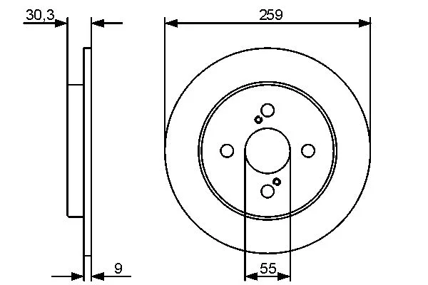 Zavorni disk BOSCH 0 986 479 420