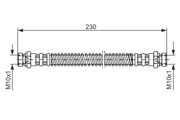 Brake Hose BOSCH 1 987 476 019