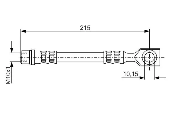 Brake Hose BOSCH 1 987 476 201