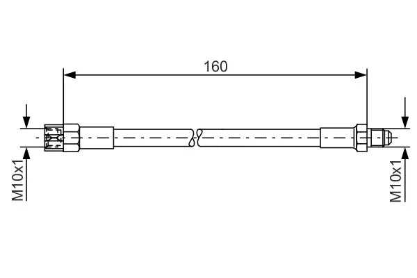 Brake Hose BOSCH 1 987 476 230