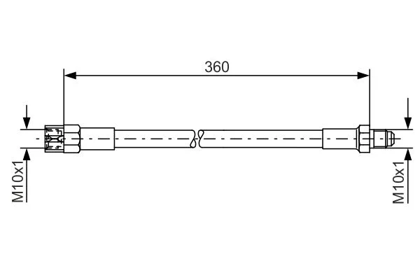 Brake Hose BOSCH 1 987 476 235
