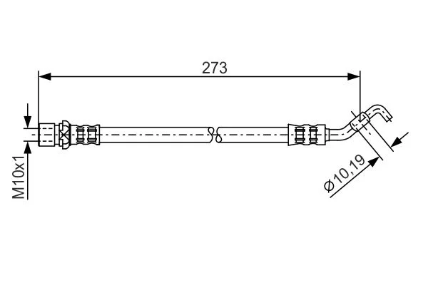 Brake Hose BOSCH 1 987 476 270