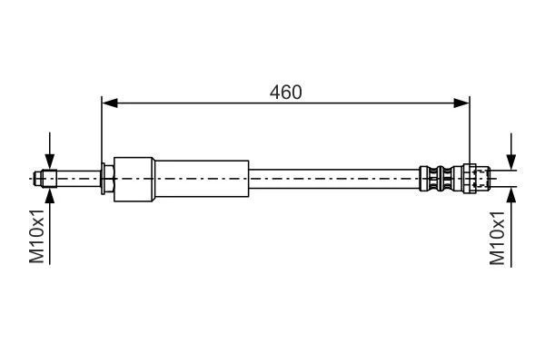 Brake Hose BOSCH 1 987 476 297