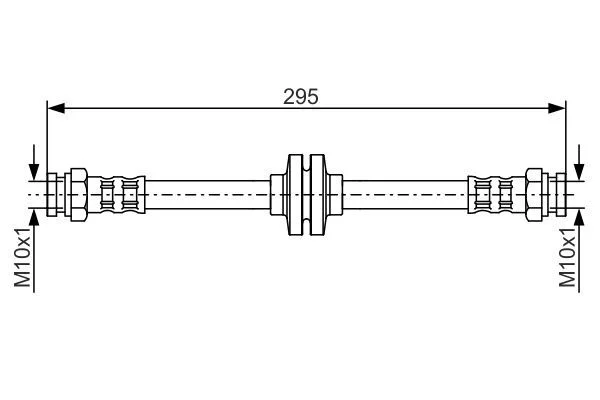 Brake Hose BOSCH 1 987 476 632