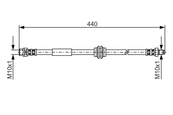 Brake Hose BOSCH 1 987 476 808