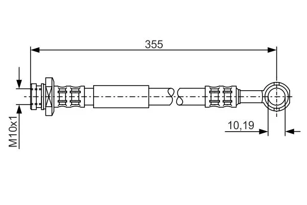 Brake Hose BOSCH 1 987 476 933