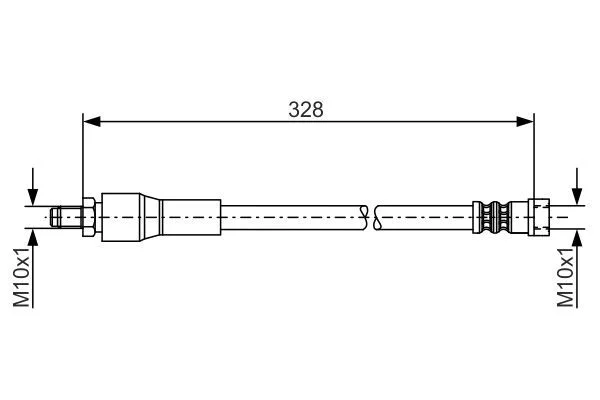 Brake Hose BOSCH 1 987 481 001