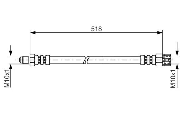 Brake Hose BOSCH 1 987 481 007