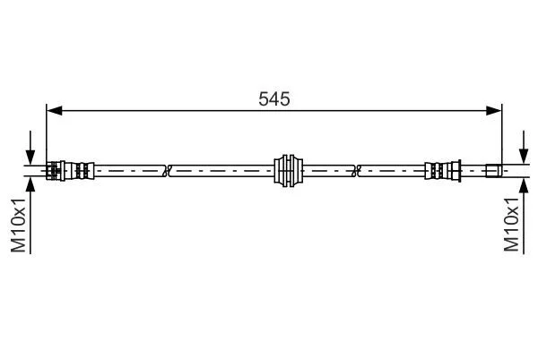 Brake Hose BOSCH 1 987 481 454