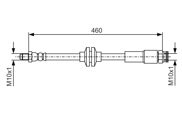 Brake Hose BOSCH 1 987 481 543