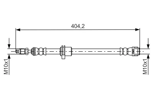 Brake Hose BOSCH 1 987 481 679