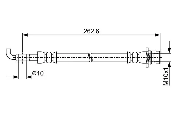 Brake Hose BOSCH 1 987 481 936