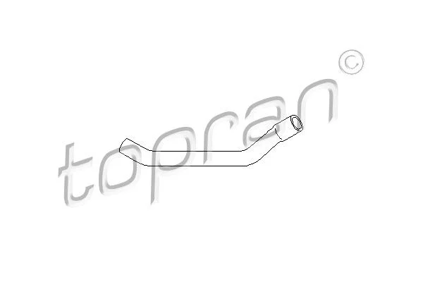 Radiator Hose TOPRAN 109 011