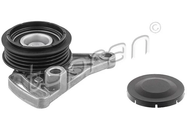 Tensioner Pulley, V-ribbed belt TOPRAN 109 156