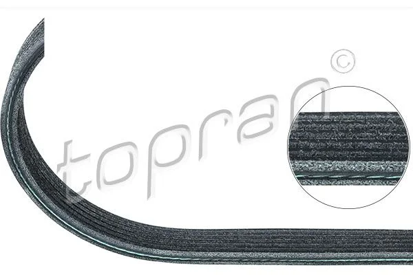 V-ribbed Belt TOPRAN 109 659