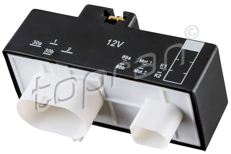 Relay, radiator fan TOPRAN 113 597