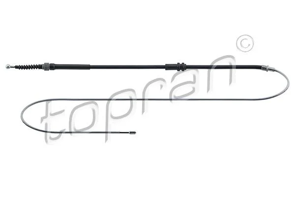 Cable Pull, parking brake TOPRAN 116 397