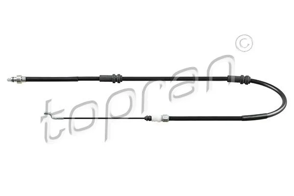 Cable Pull, parking brake TOPRAN 117 604