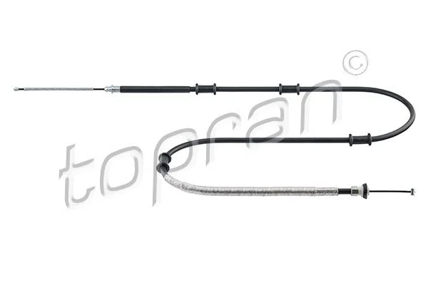 Cable Pull, parking brake TOPRAN 208 595