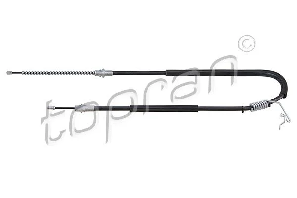 Cable Pull, parking brake TOPRAN 304 667