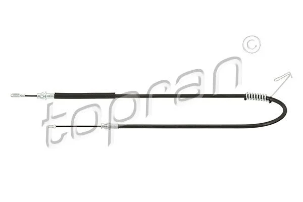 Cable Pull, parking brake TOPRAN 304 673