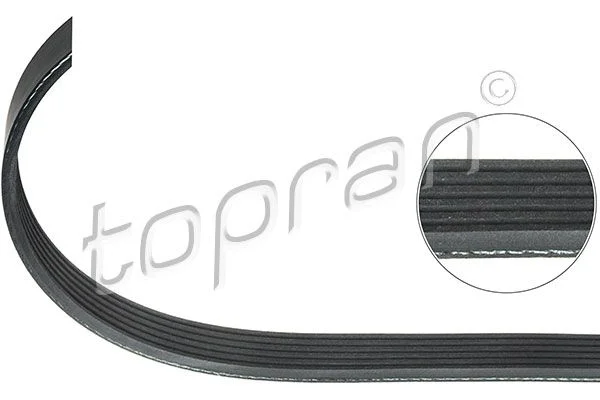 V-ribbed Belt TOPRAN 400 172
