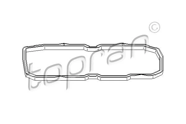 Gasket, oil sump (automatic transmission) TOPRAN 401 524