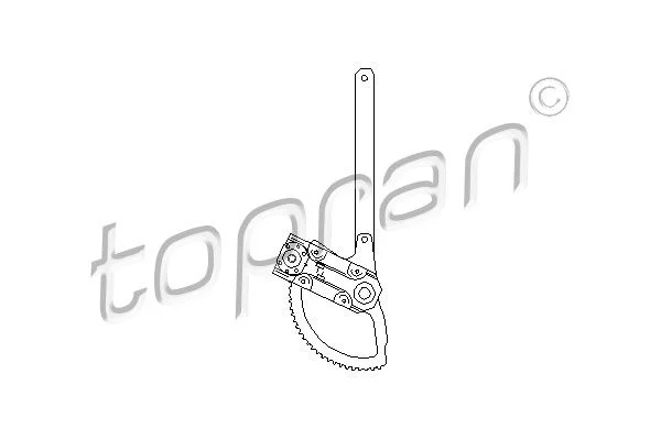 Window Regulator TOPRAN 401 669